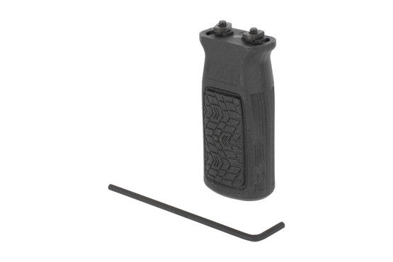 Daniel Defense M-LOK vertical foregrip is lightweight and durable glass filled polymer with a black finish